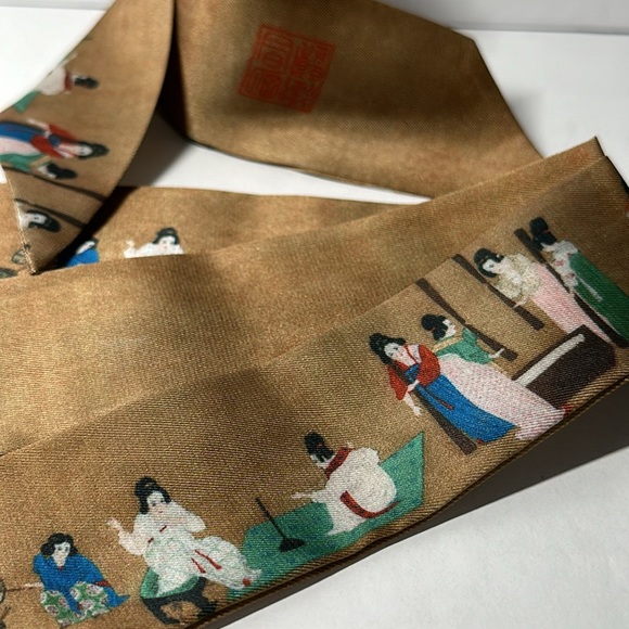 Two Van Gogh Oil Painting Thin Scarves / Hair Bands / Scarves - #951 - Picture 3 of 7